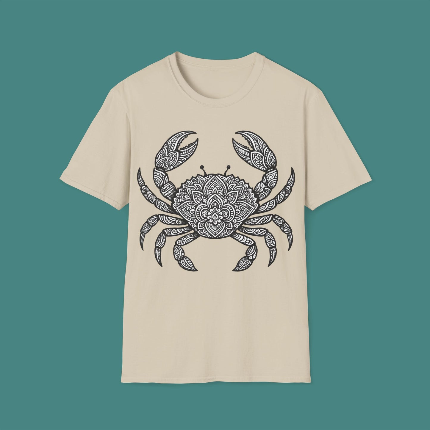 Intricate Mandala Crab Unisex T-Shirt
