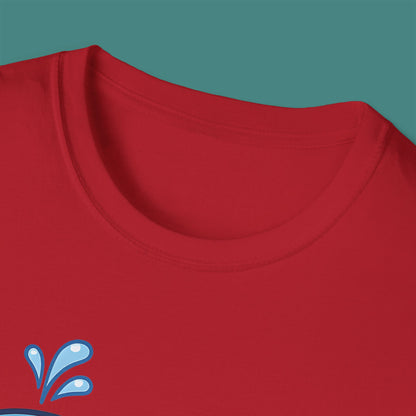 Cartoon Cute Whale Unisex T-Shirt
