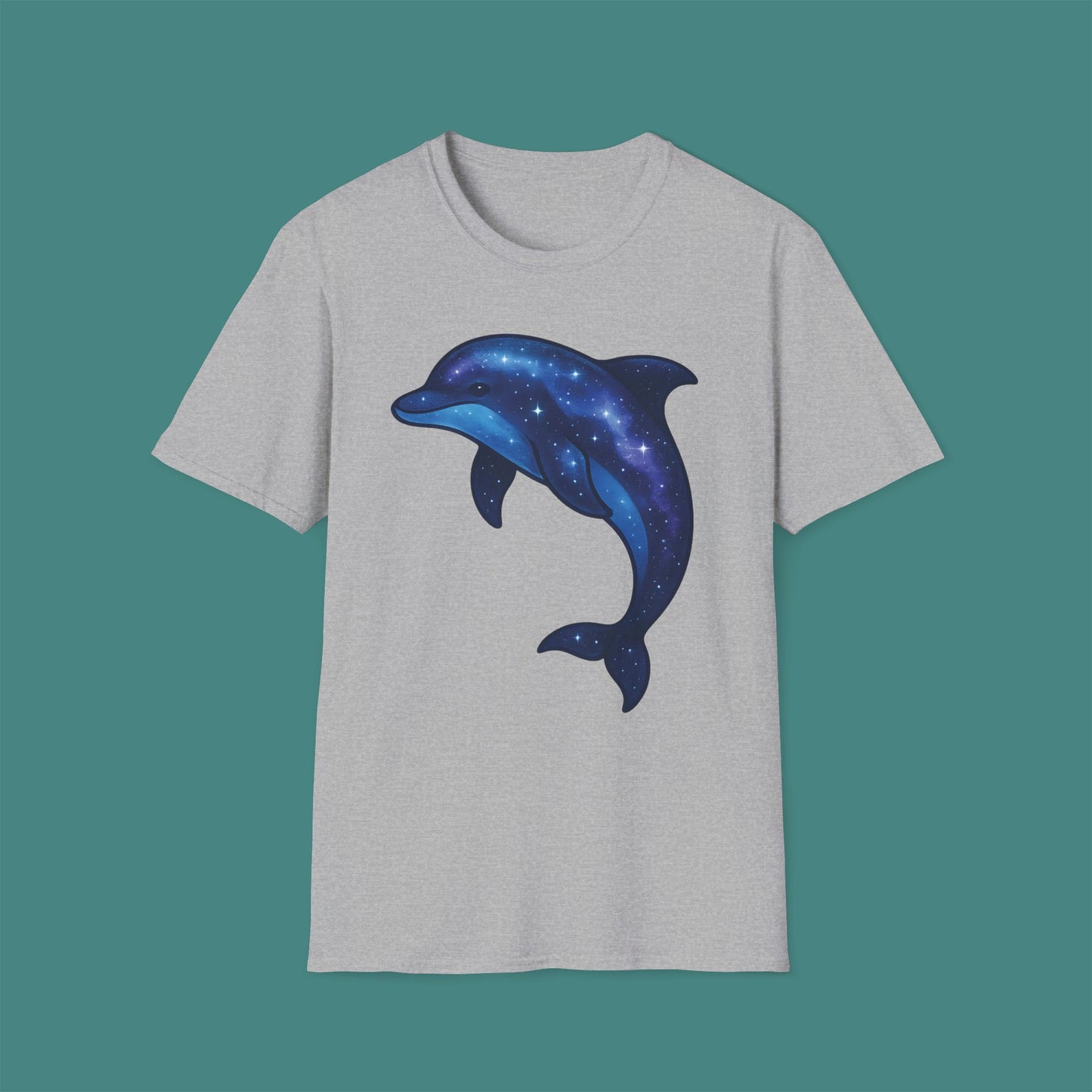 Cosmic Galaxy Dolphin Unisex T-Shirt