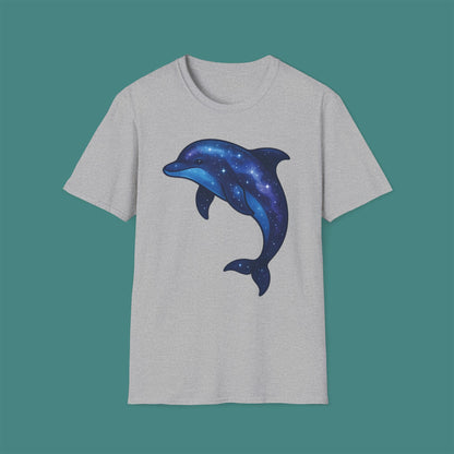 Cosmic Galaxy Dolphin Unisex T-Shirt