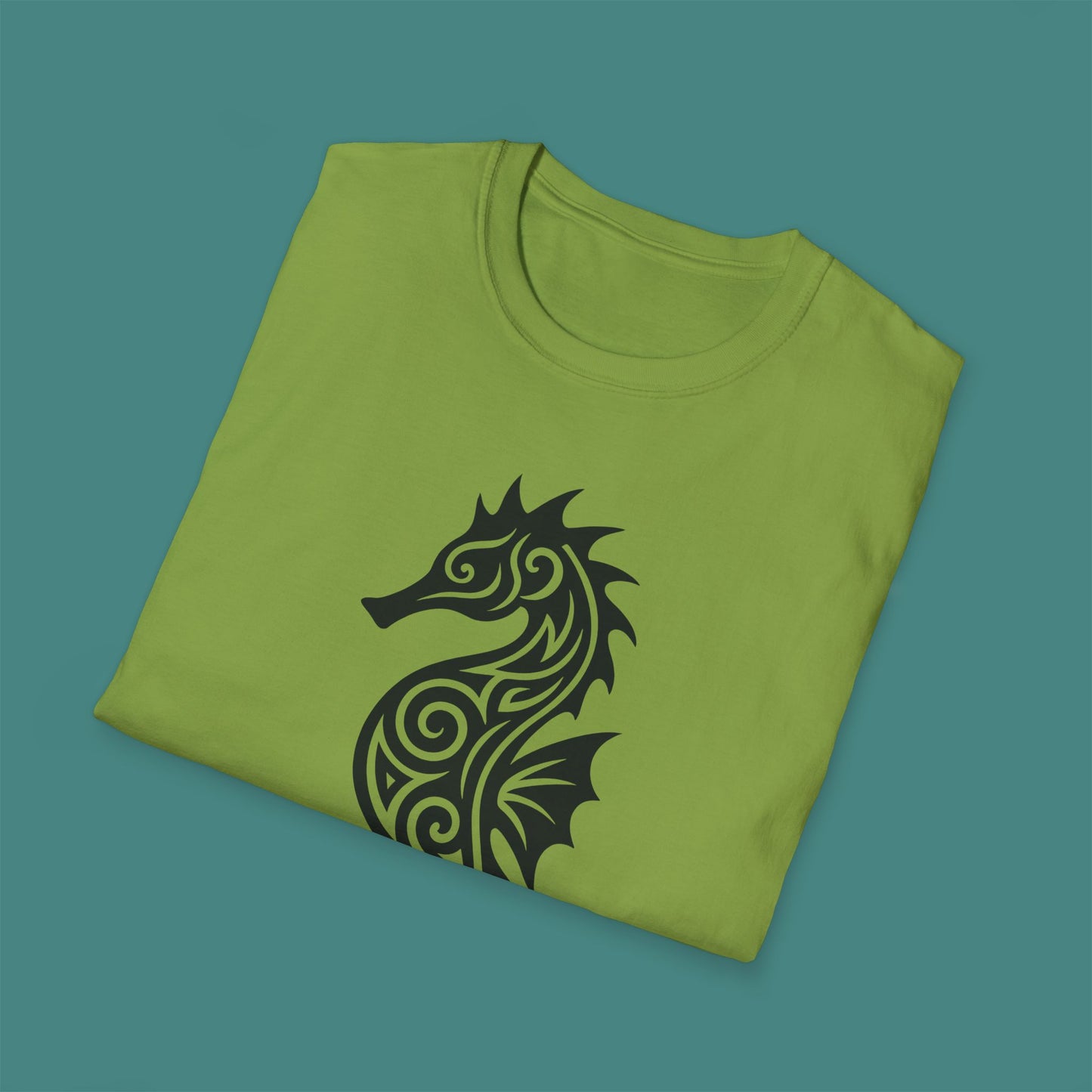 Tribal Tattoo Seahorse Unisex T-Shirt