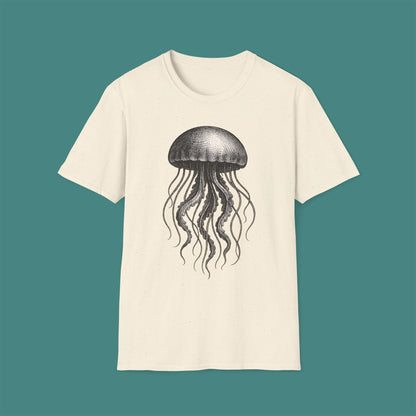 Vintage Etching Jellyfish Unisex T-Shirt