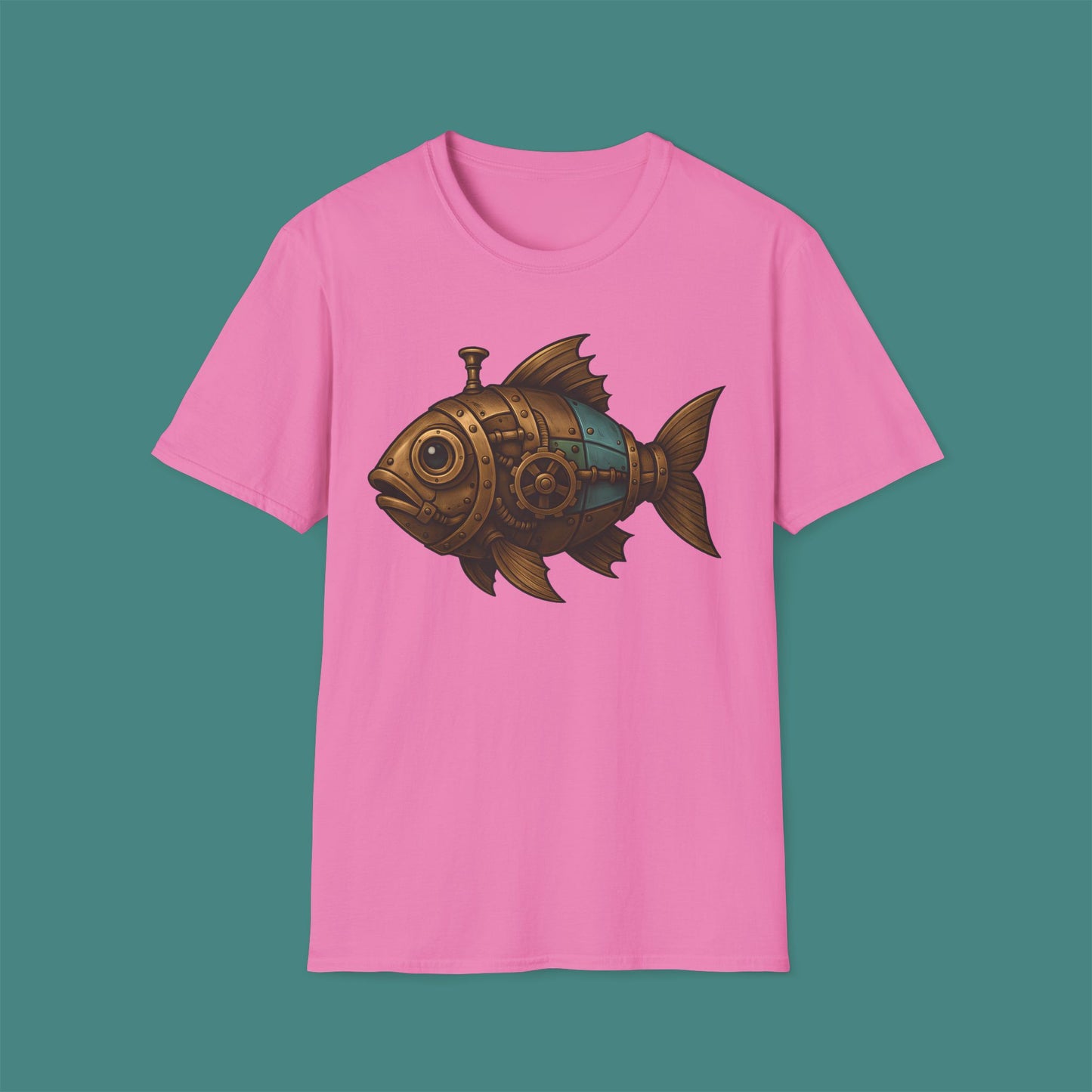 Steampunk Mechanical Fish Unisex T-Shirt