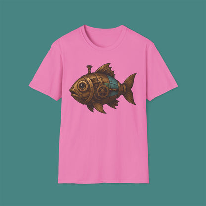 Steampunk Mechanical Fish Unisex T-Shirt
