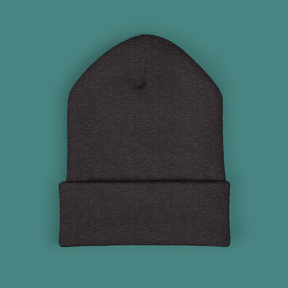 Geometric Polygon Crab Embroidered Beanie