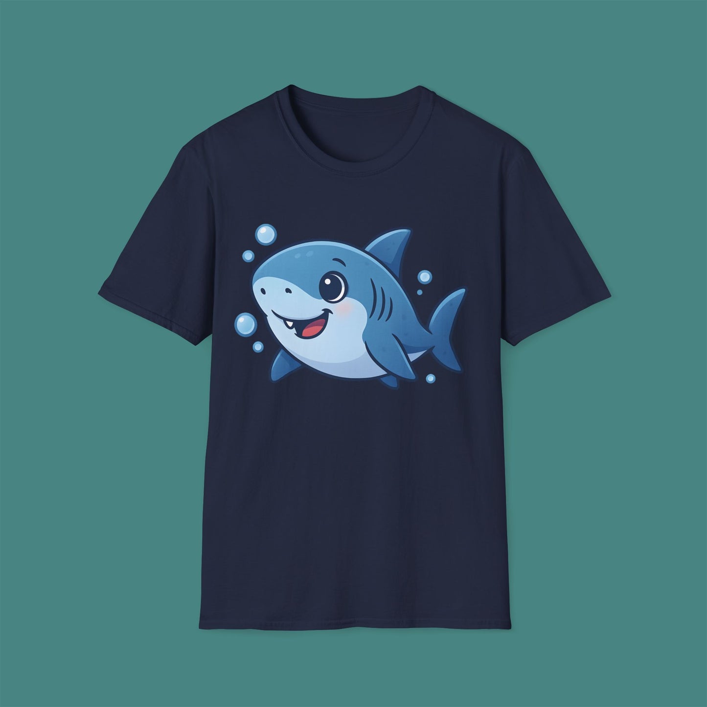 Cartoon Cute Shark Unisex T-Shirt