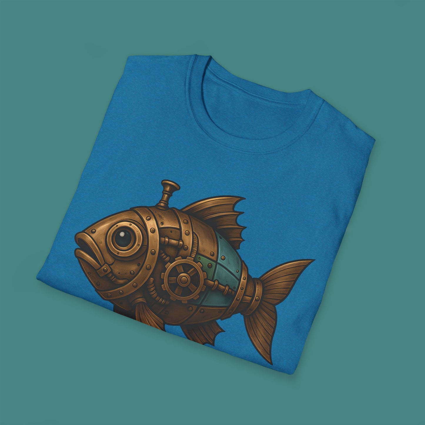 Steampunk Mechanical Fish Unisex T-Shirt