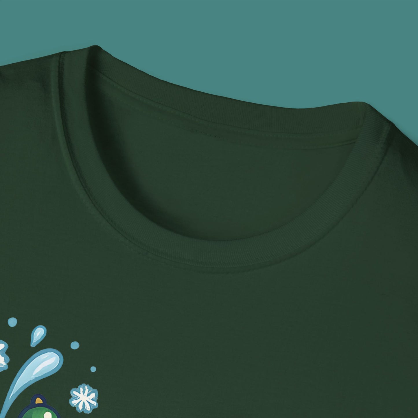Christmas Whale Unisex T-Shirt
