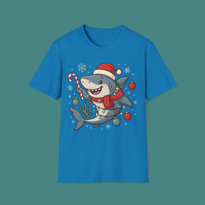 Christmas Shark Unisex T-Shirt