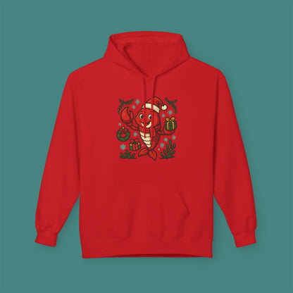 Christmas Lobster Fleece Unisex Hoodie