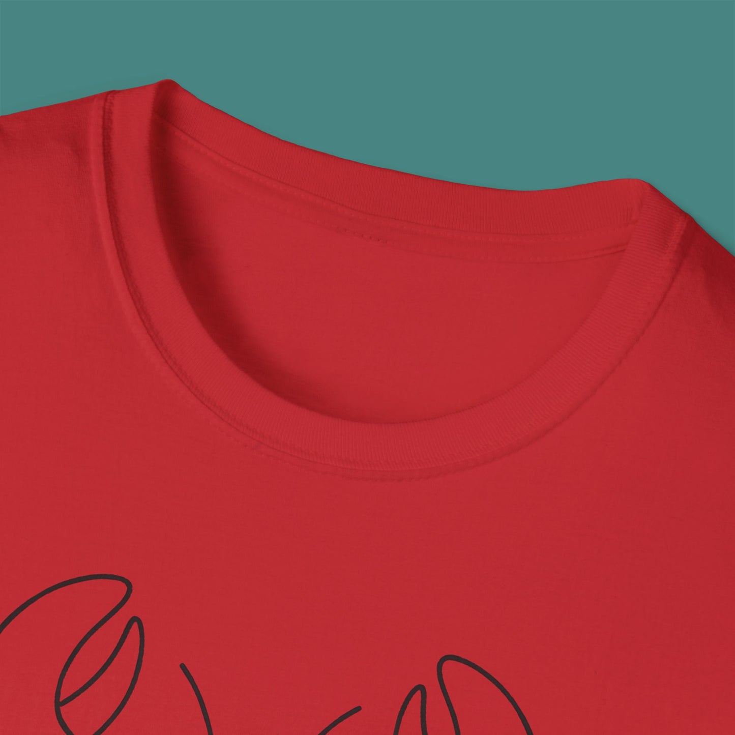 Minimalist Line Art Lobster Unisex T-Shirt
