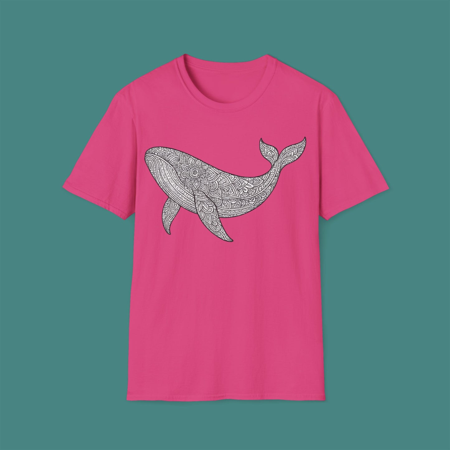 Intricate Mandala Whale Unisex T-Shirt