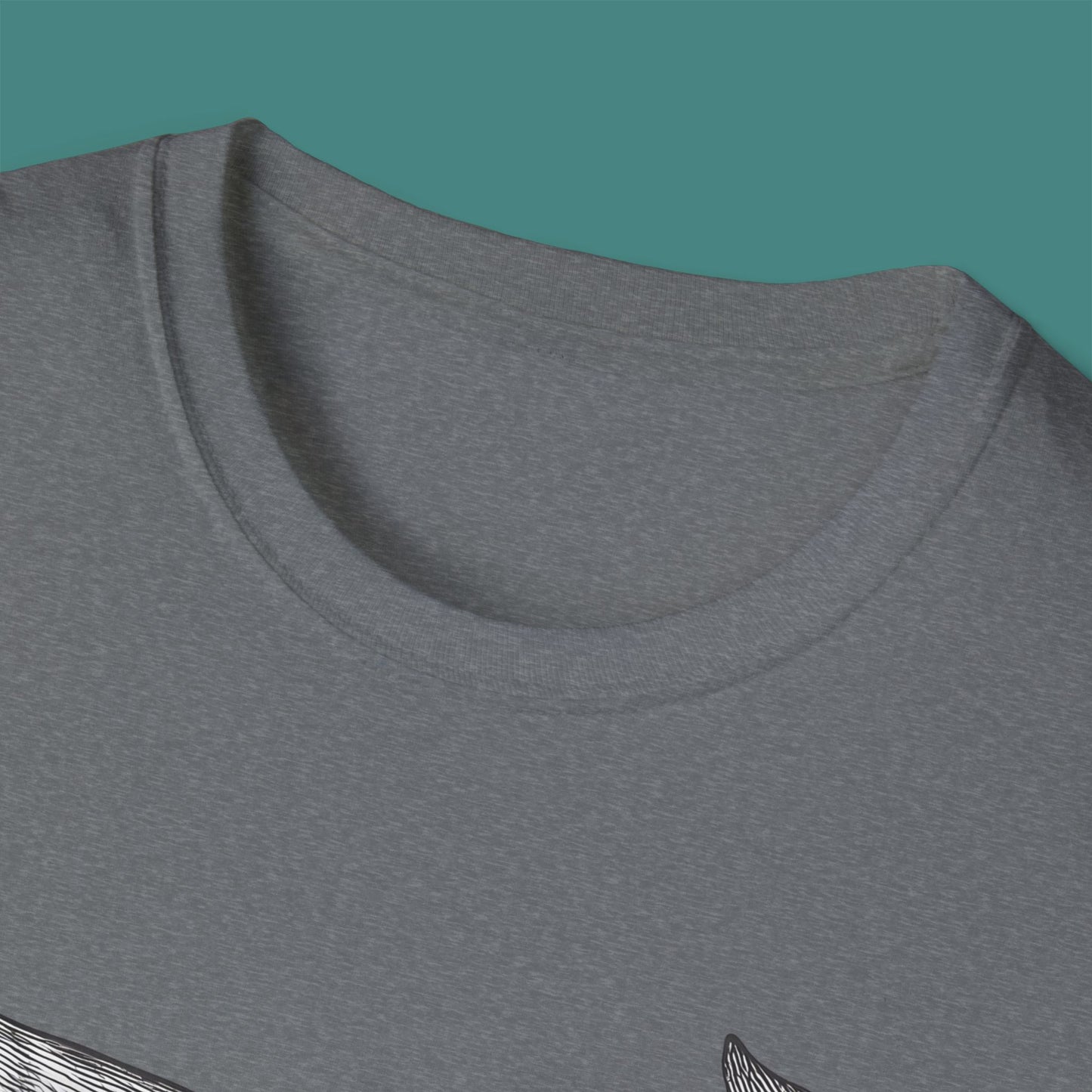 Vintage Etching Whale Unisex T-Shirt