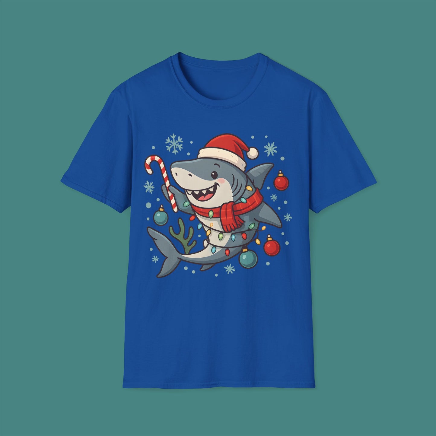 Christmas Shark Unisex T-Shirt