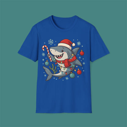 Christmas Shark Unisex T-Shirt