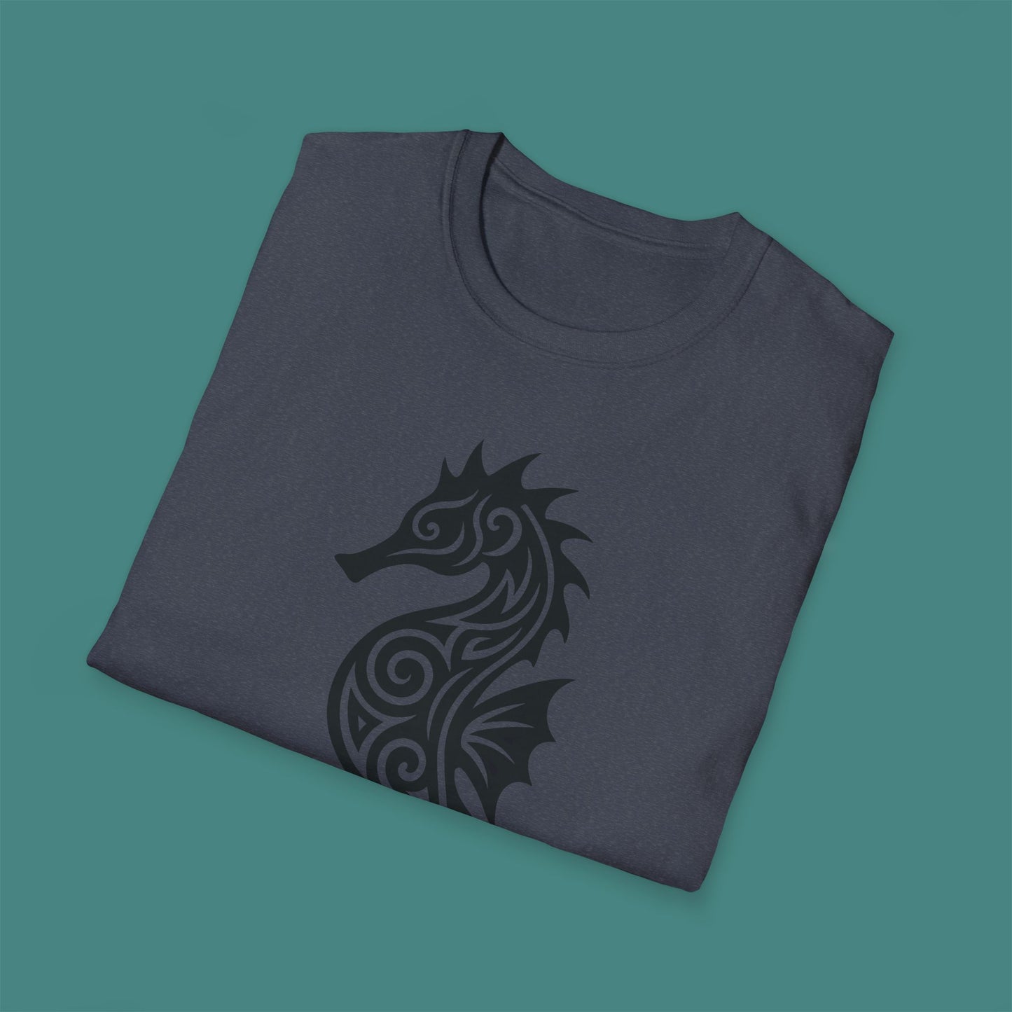 Tribal Tattoo Seahorse Unisex T-Shirt