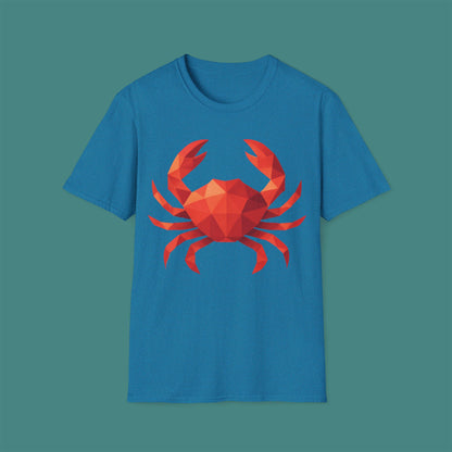 Geometric Polygon Crab Unisex T-Shirt