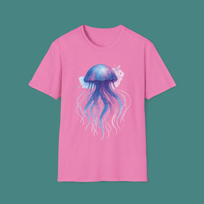 Watercolor Splash Jellyfish Unisex T-Shirt