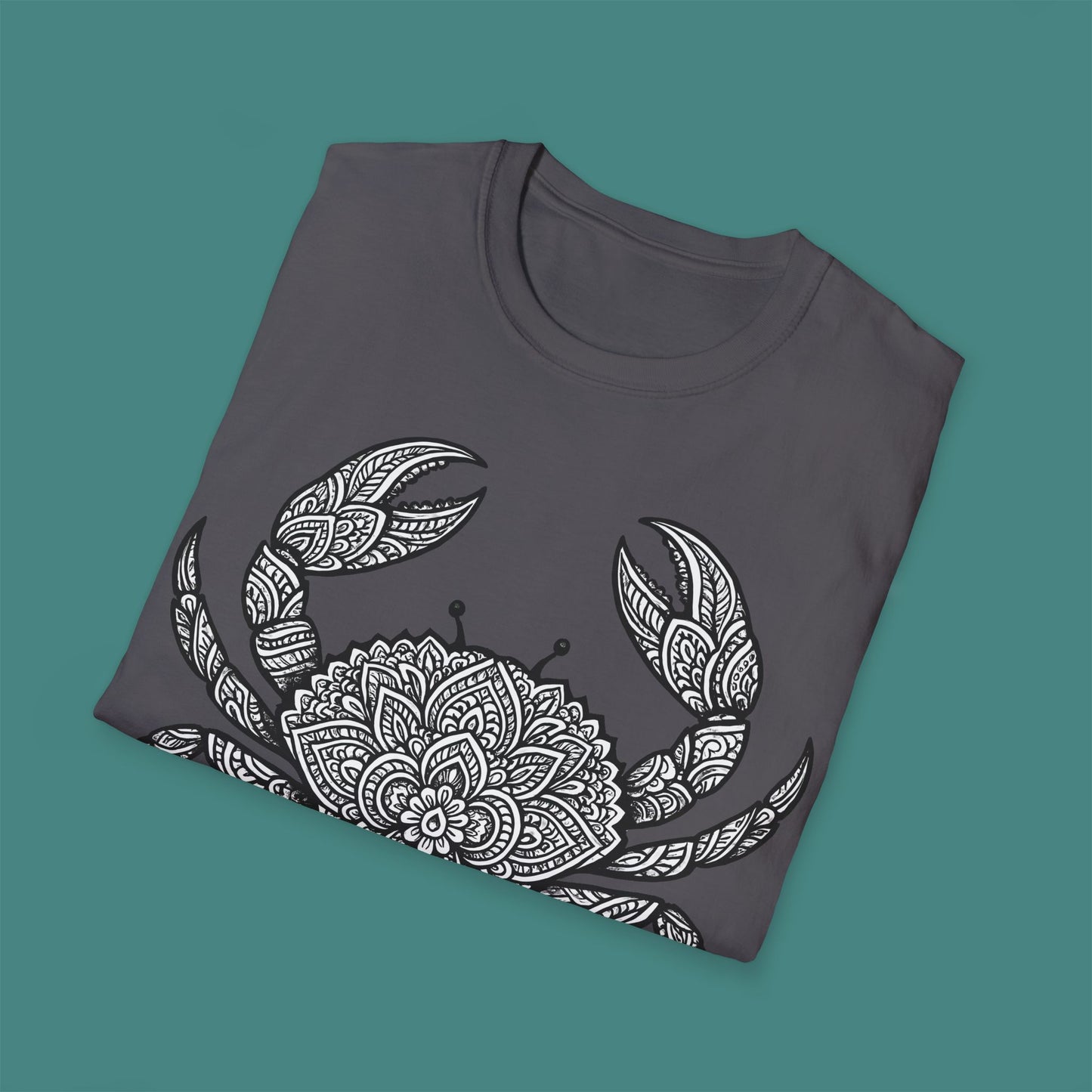 Intricate Mandala Crab Unisex T-Shirt
