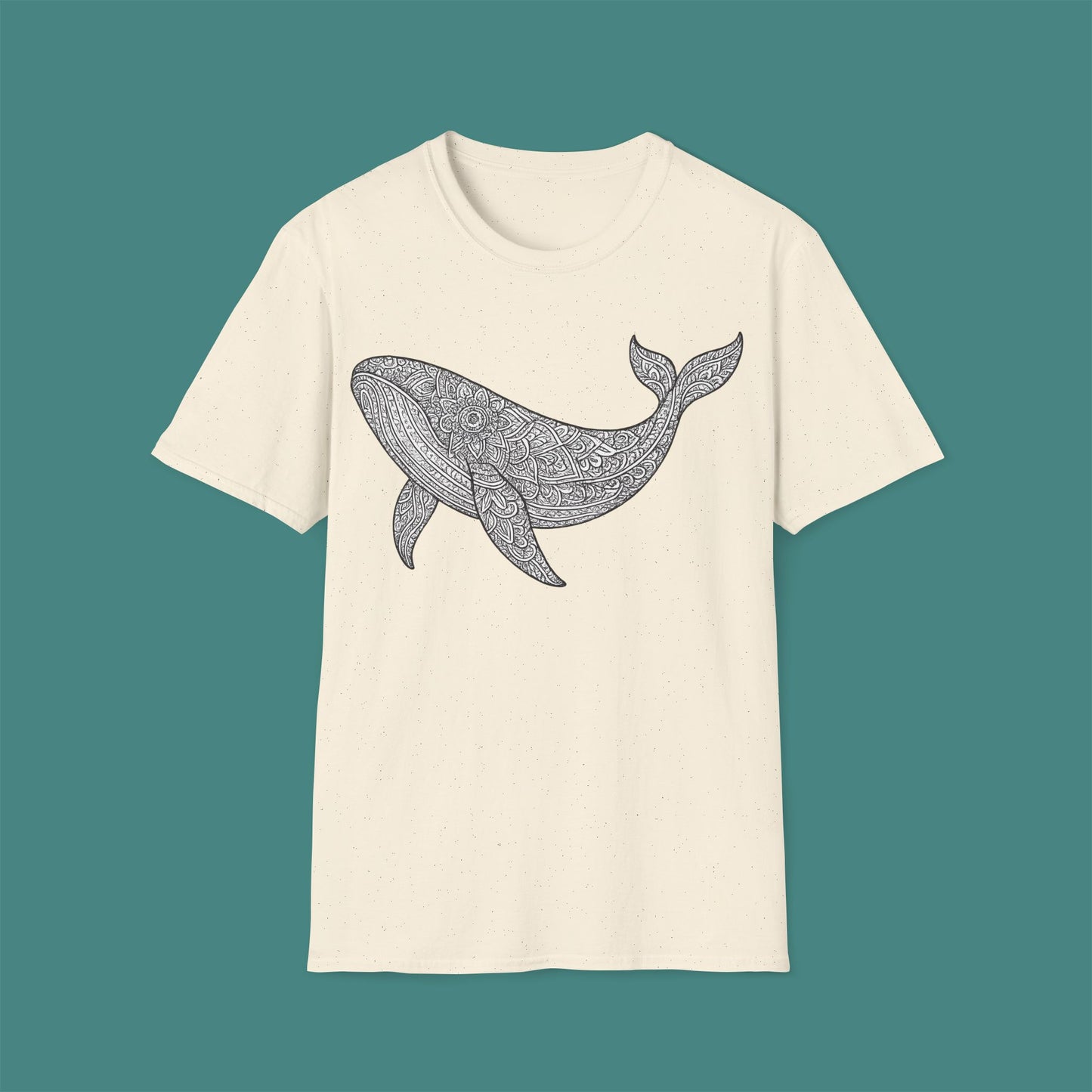 Intricate Mandala Whale Unisex T-Shirt