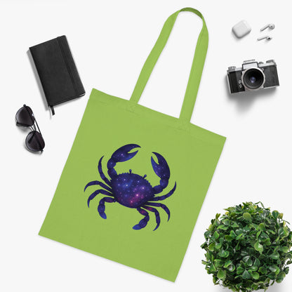Cosmic Galaxy Crab Tote Bag