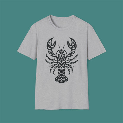 Tribal Tattoo Lobster Unisex T-Shirt
