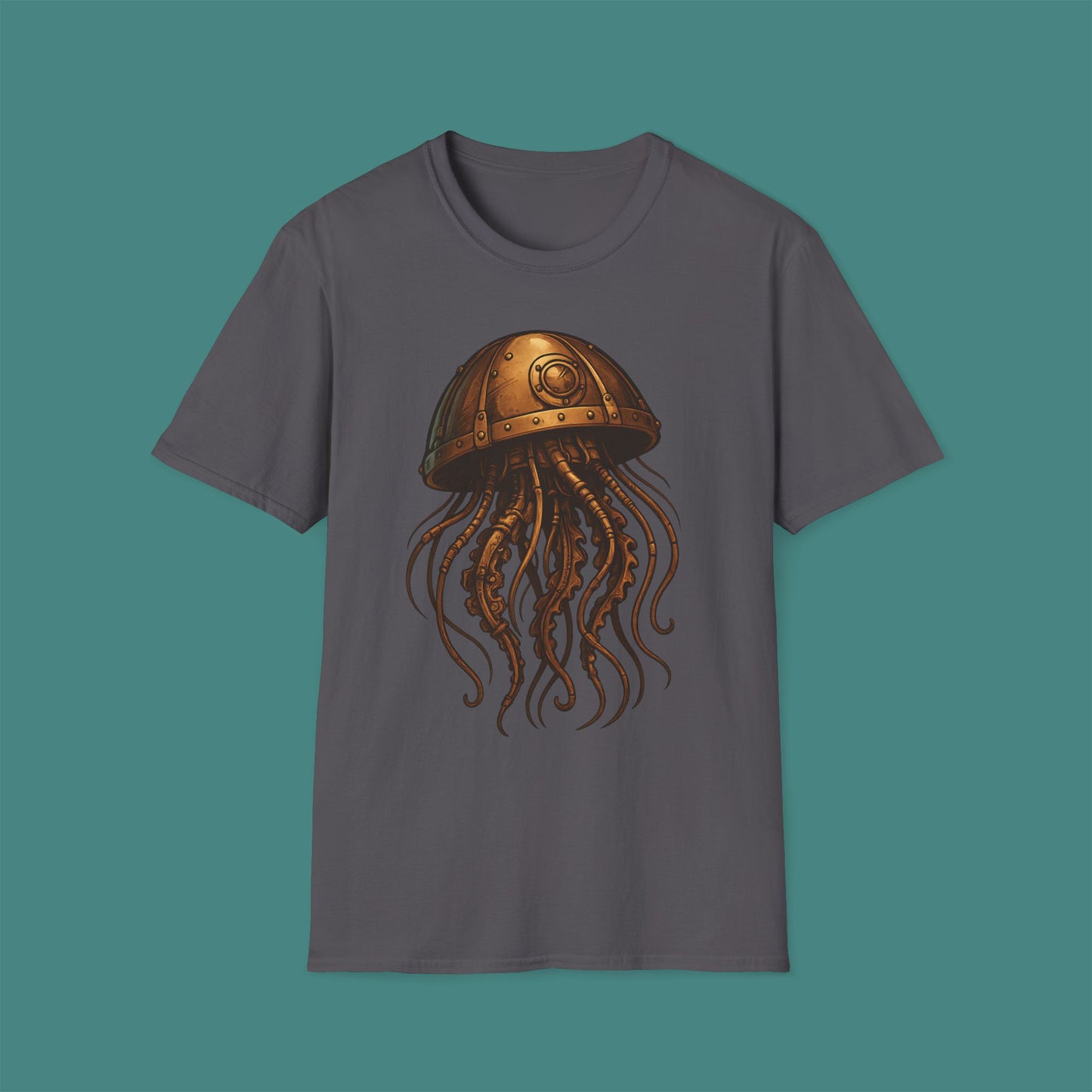 Steampunk Mechanical Jellyfish Unisex T-Shirt