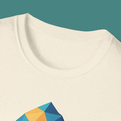Geometric Polygon Seahorse Unisex T-Shirt