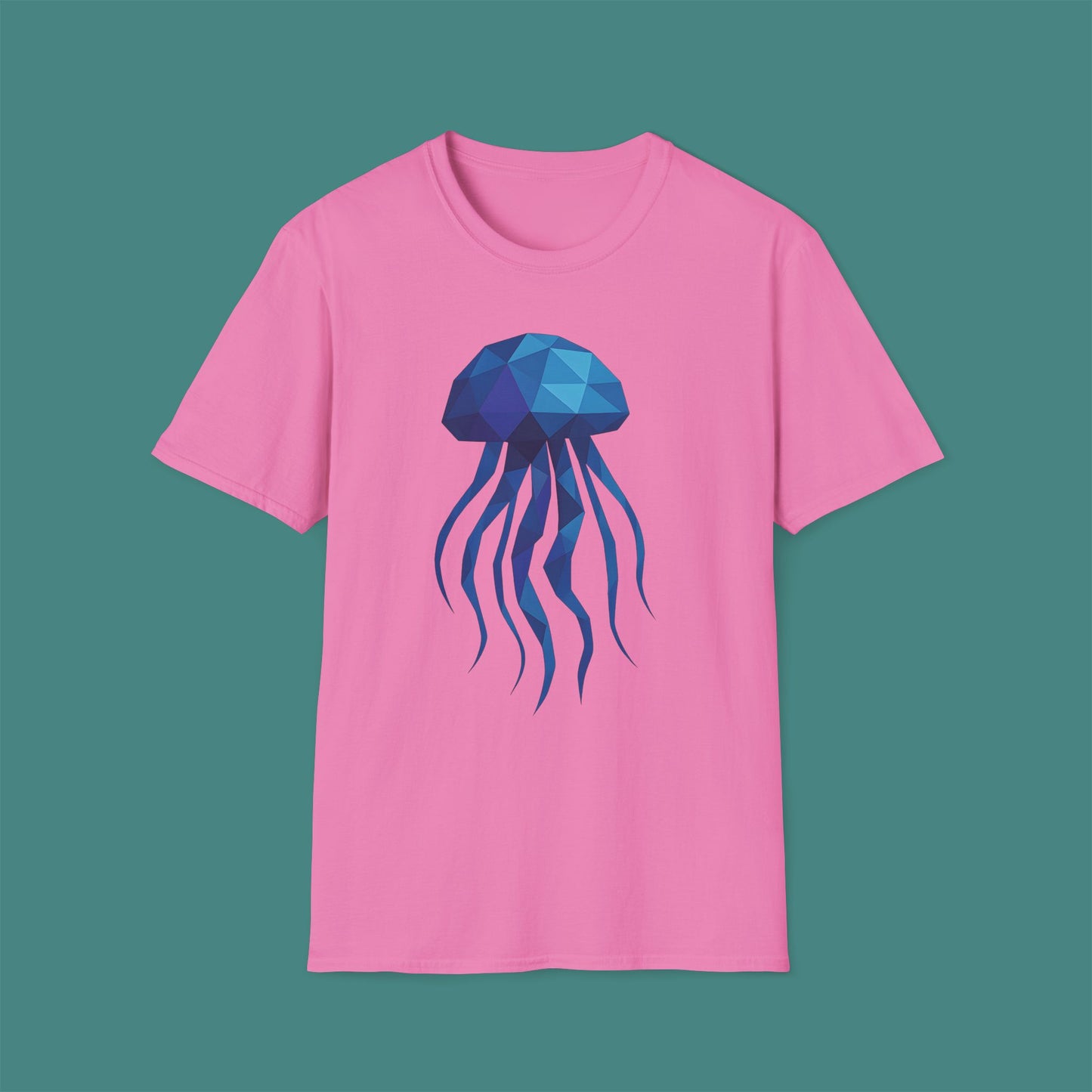 Geometric Polygon Jellyfish Unisex T-Shirt