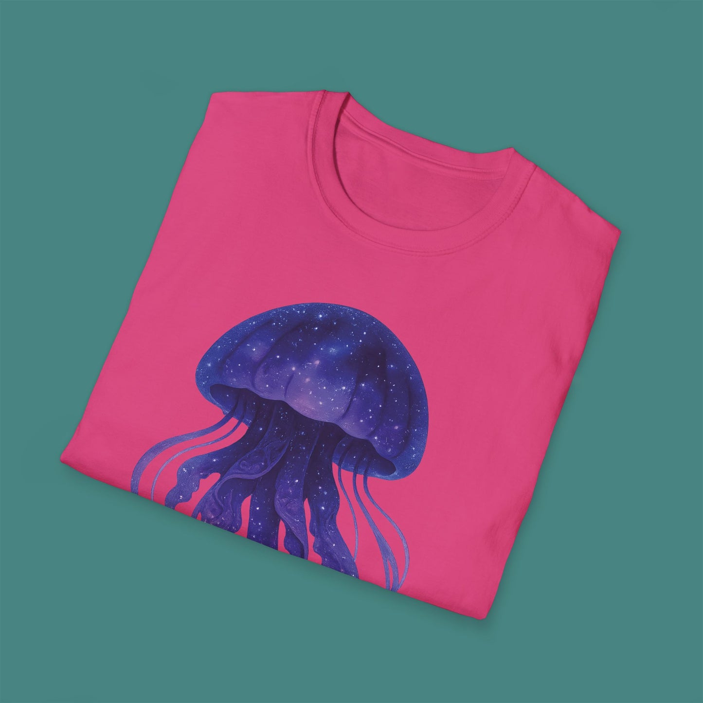 Cosmic Galaxy Jellyfish Unisex T-Shirt