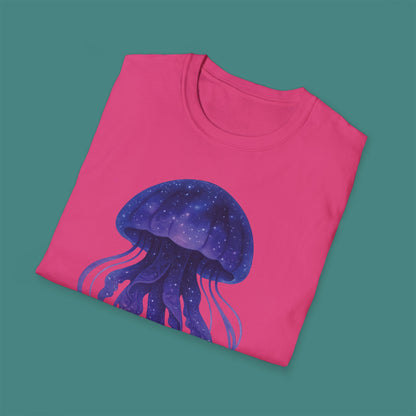Cosmic Galaxy Jellyfish Unisex T-Shirt