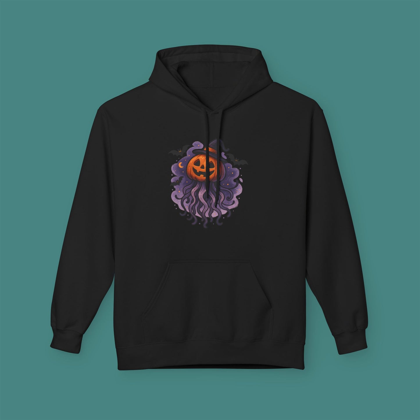 Halloween Jellyfish Fleece Unisex Hoodie