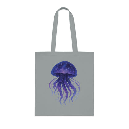 Cosmic Galaxy Jellyfish Tote Bag