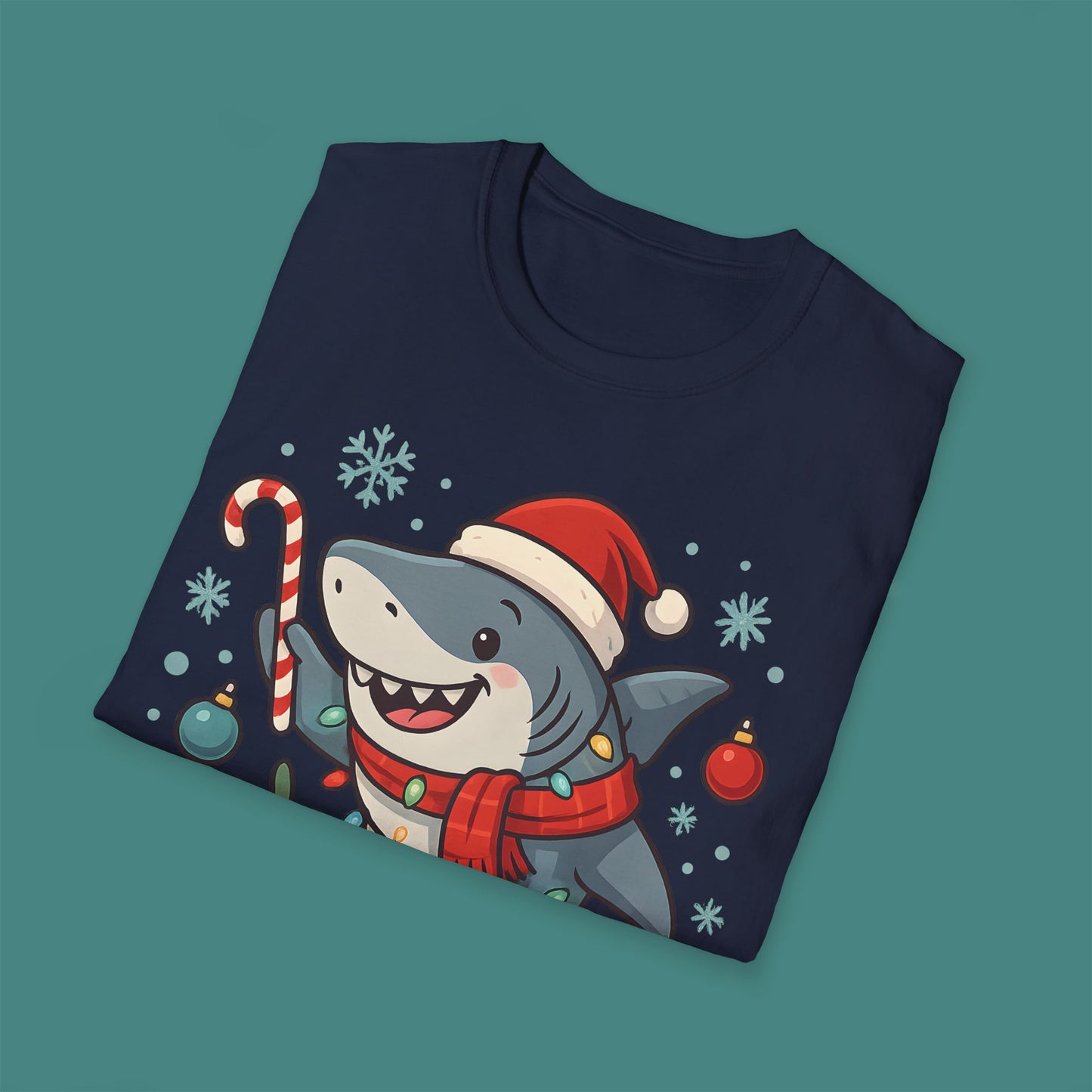 Christmas Shark Unisex T-Shirt