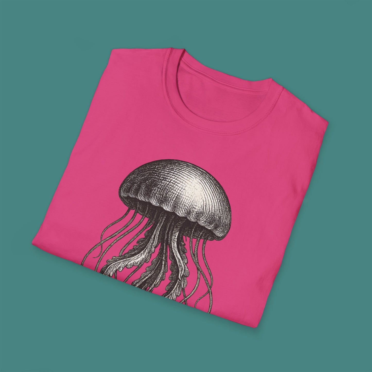 Vintage Etching Jellyfish Unisex T-Shirt
