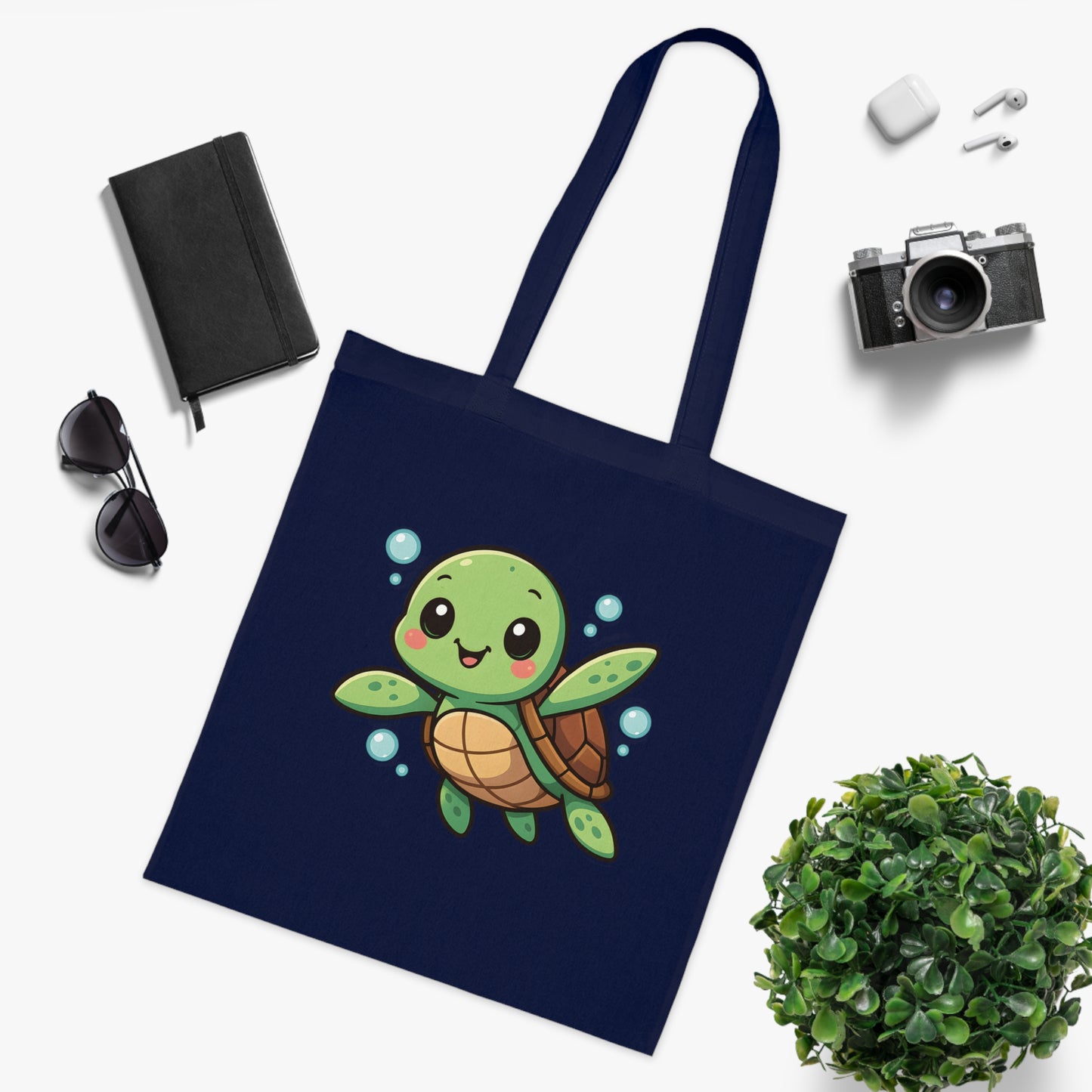 Cartoon Cute Turtle Tote Bag