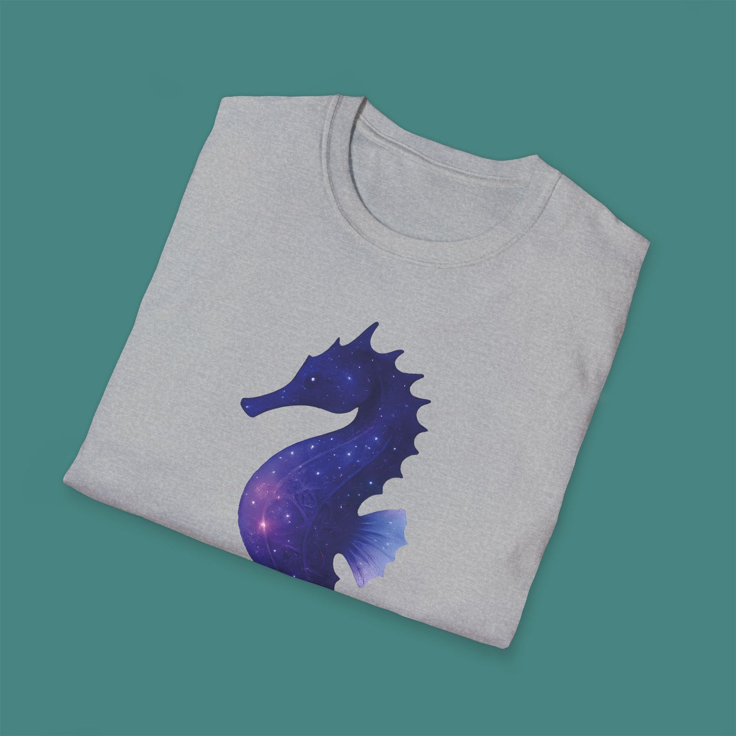 Cosmic Galaxy Seahorse Unisex T-Shirt