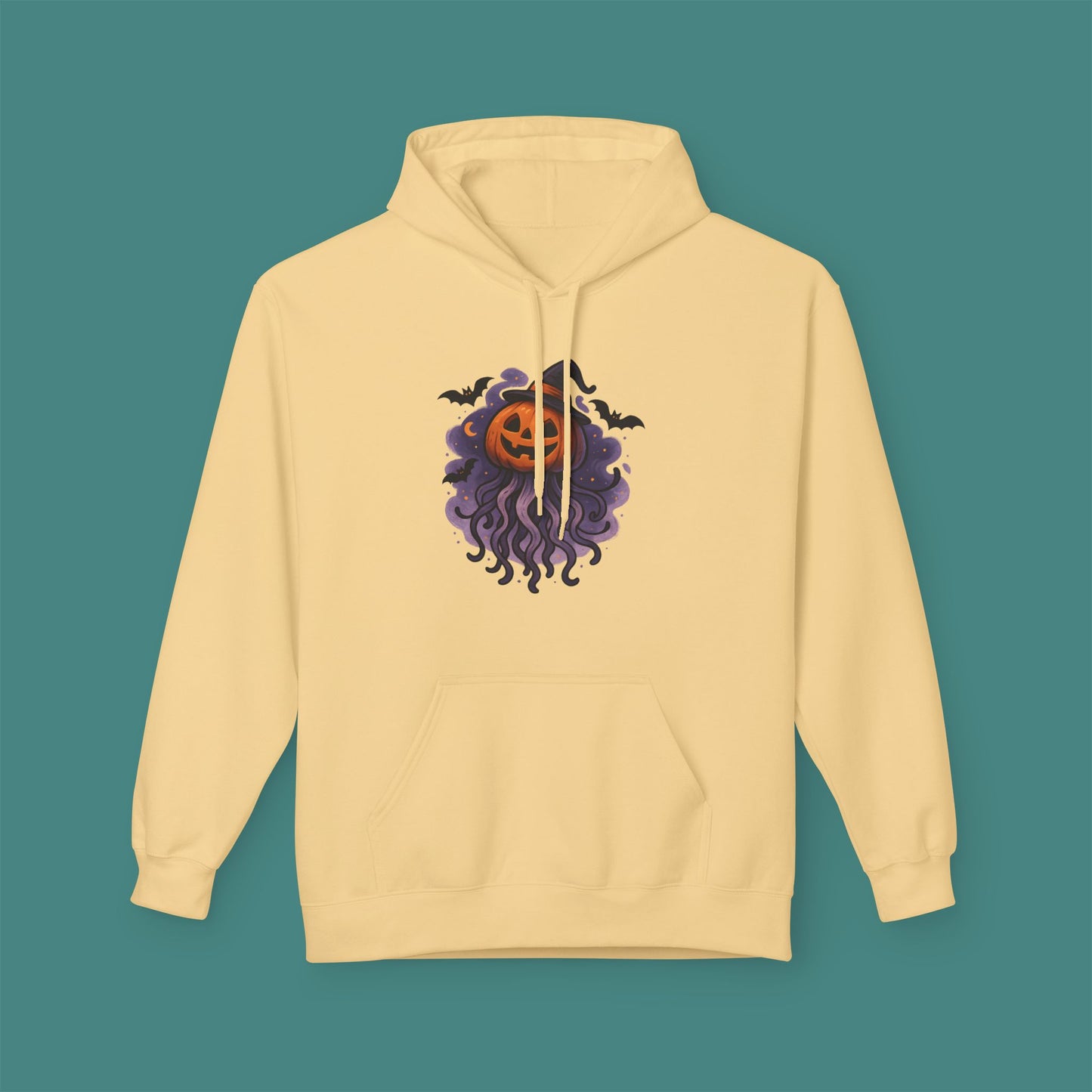 Halloween Jellyfish Fleece Unisex Hoodie
