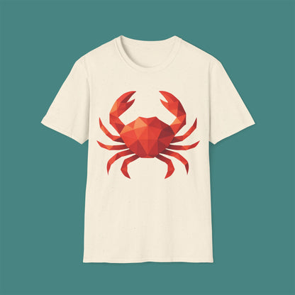 Geometric Polygon Crab Unisex T-Shirt