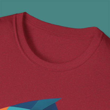 Geometric Polygon Fish Unisex T-Shirt