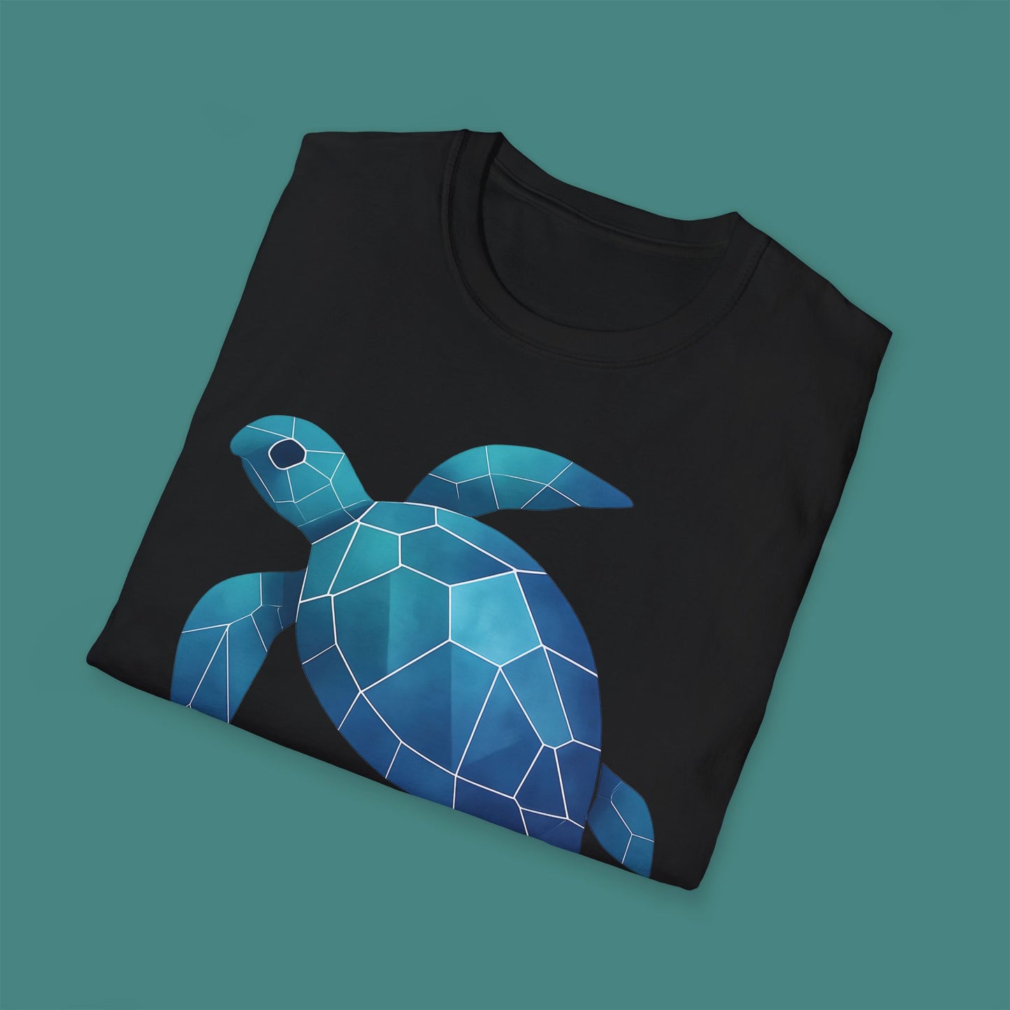 Geometric Polygon Turtle Unisex T-Shirt