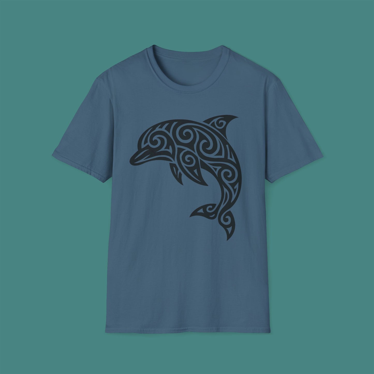 Tribal Tattoo Dolphin Unisex T-Shirt