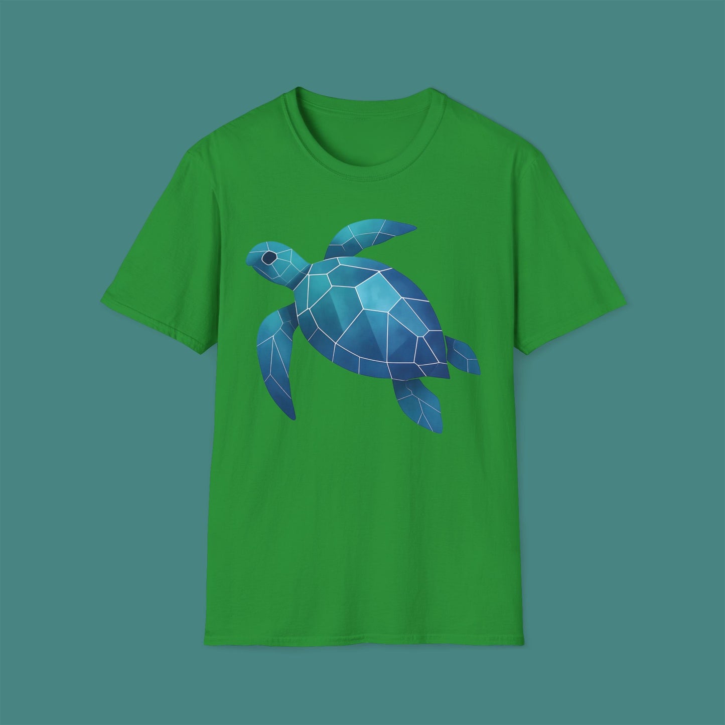 Geometric Polygon Turtle Unisex T-Shirt