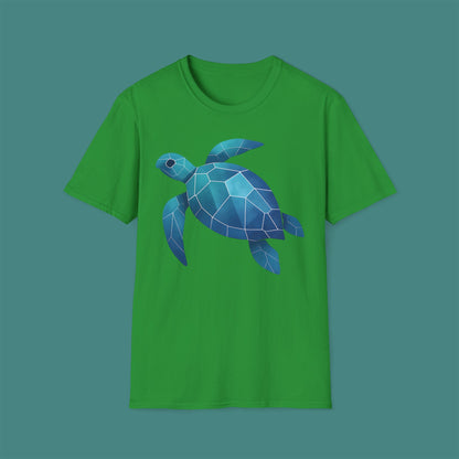 Geometric Polygon Turtle Unisex T-Shirt
