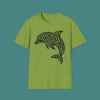 Tribal Tattoo Dolphin Unisex T-Shirt