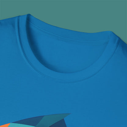 Geometric Polygon Fish Unisex T-Shirt