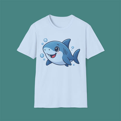 Cartoon Cute Shark Unisex T-Shirt