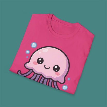 Cartoon Cute Jellyfish Unisex T-Shirt