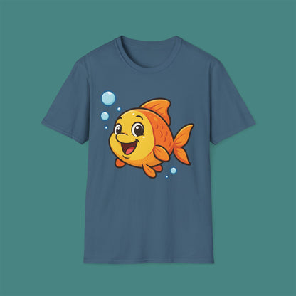 Cartoon Cute Fish Unisex T-Shirt