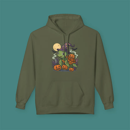 Halloween Turtle Fleece Unisex Hoodie